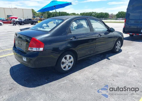 2009 Kia Spectra Lx from USA, damaged, VIN KNAFE222595611046